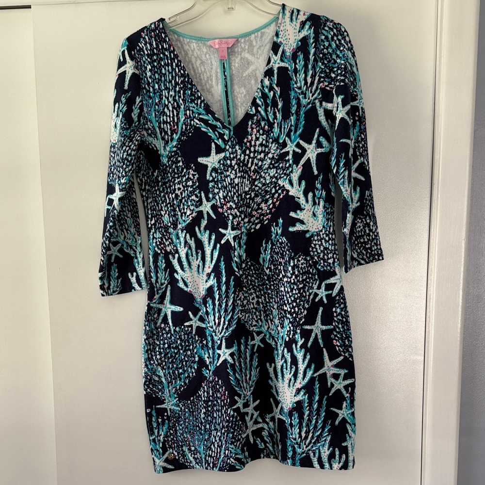 Lilly Pulitzer Starfish and Coral Print Dress